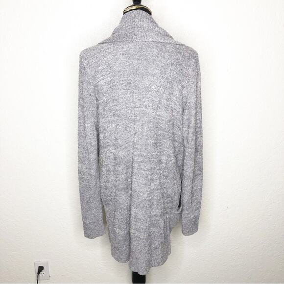 Barefoot Dreams CozyChic Lite gray open front long cardigan size Medium - Picture 15 of 15